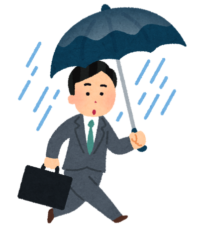 6月梅雨のイラスト