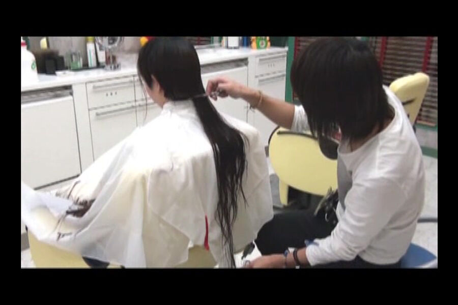 Hair Angel Vol.55 桃子/21歳（断髪、剃髪動画）