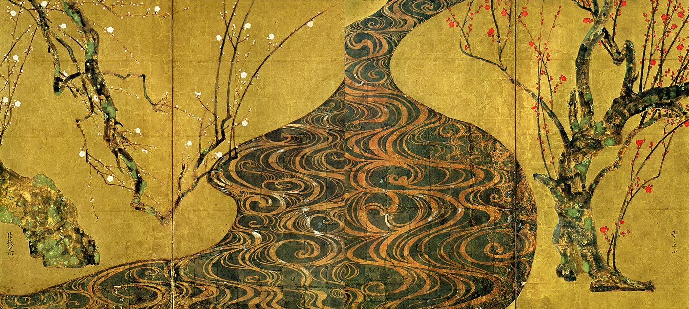 尾形光琳の紅白梅図屏風 .ルーツの梅を訪ねて : 烏丸かわら版 尾形光琳の紅白梅図屏風 .ルーツの梅を訪ねて : 烏丸かわら版