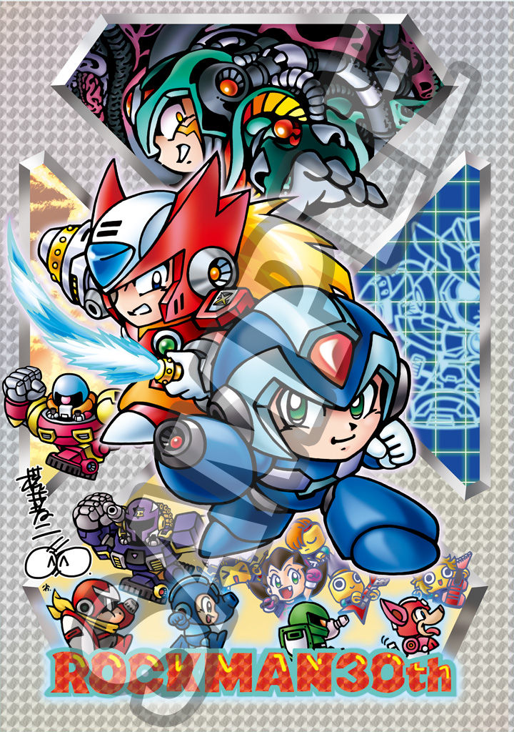 ロックマンシリーズ30周年記念トリビュートイラストまとめ ロックマンユニティ ウッチーのブログ ロックマンシリーズ30周年記念トリビュートイラストまとめ ロックマンユニティ ウッチーのブログ