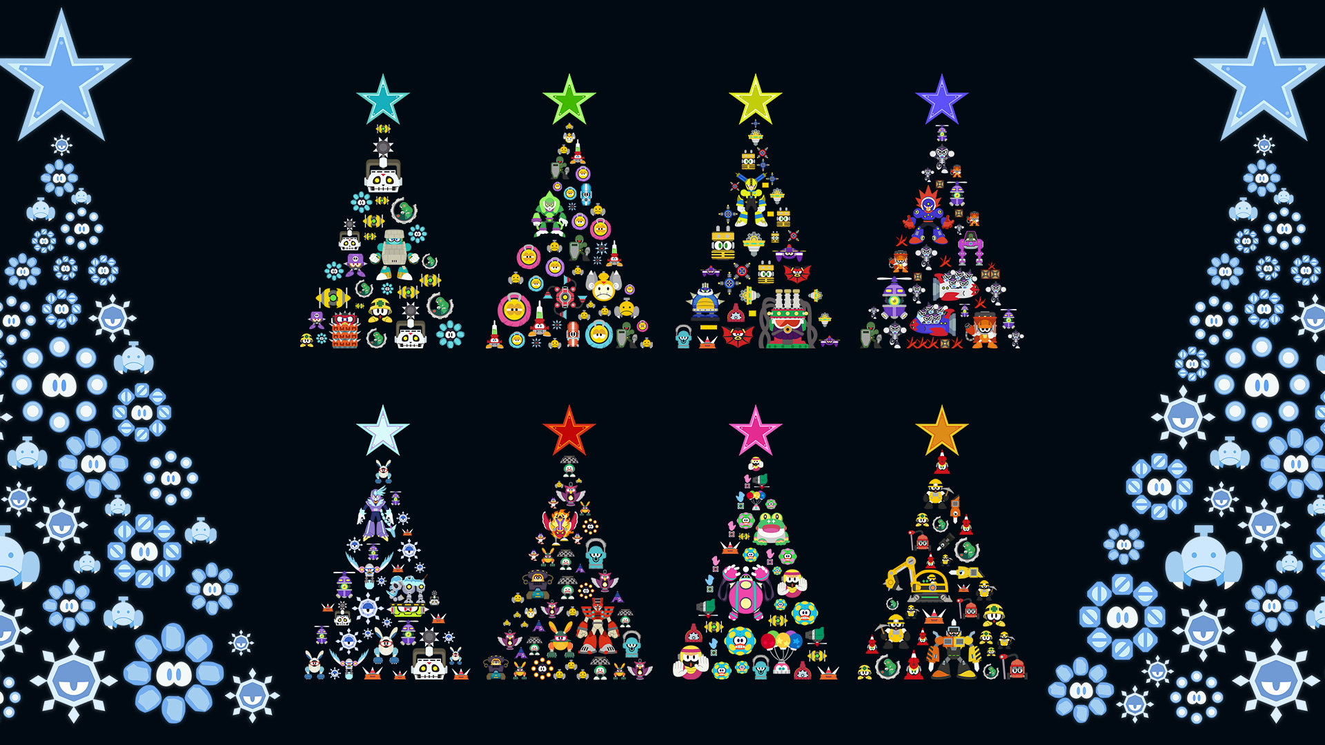 メリークリスマス ロックマン11 クリスマス描き下ろし待ち受けプレゼント ロックマンユニティ ウッチーのブログ