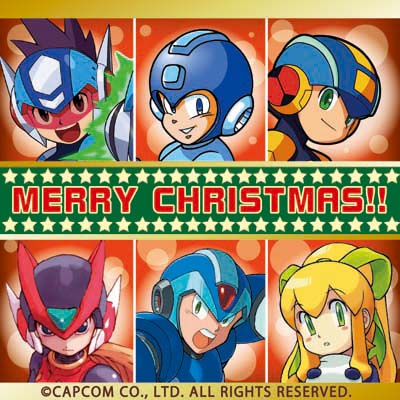 ロックマンXmas_ステッカー