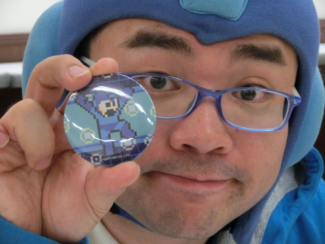 ばばんと登場ロックマングッズ4種 缶バッジ＆ロックマン ドット