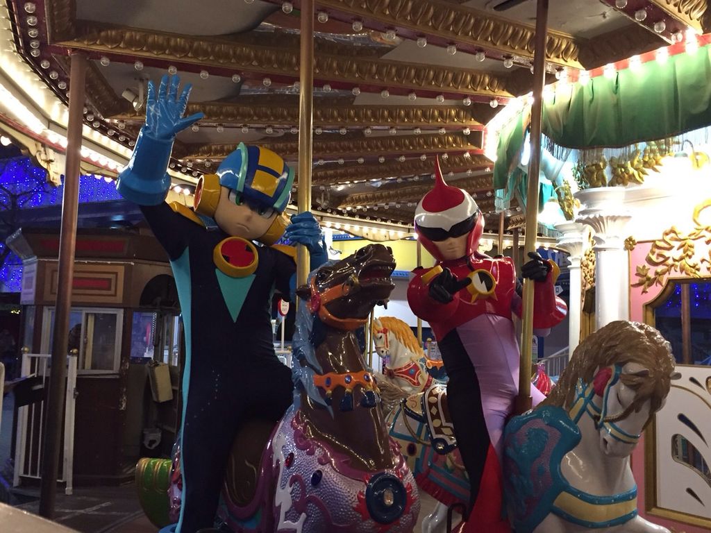 ロックマン 花やしき トートバッグ ロックマンエグゼ カプコン