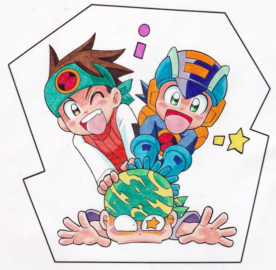 新装版エグゼ著者イラスト