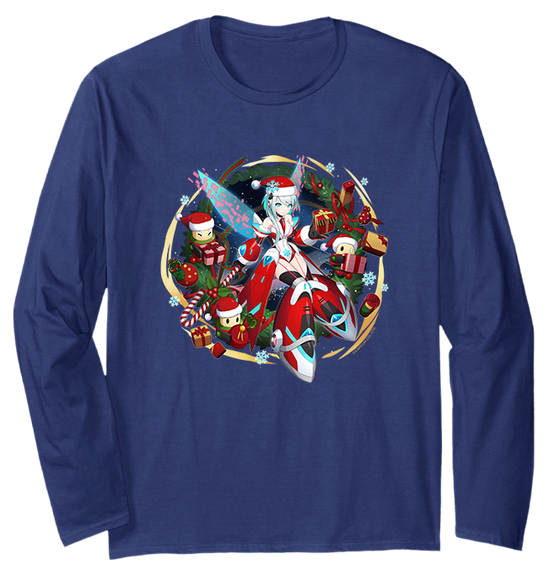 MERCH_クリスマスiCO_ロンTネイビー