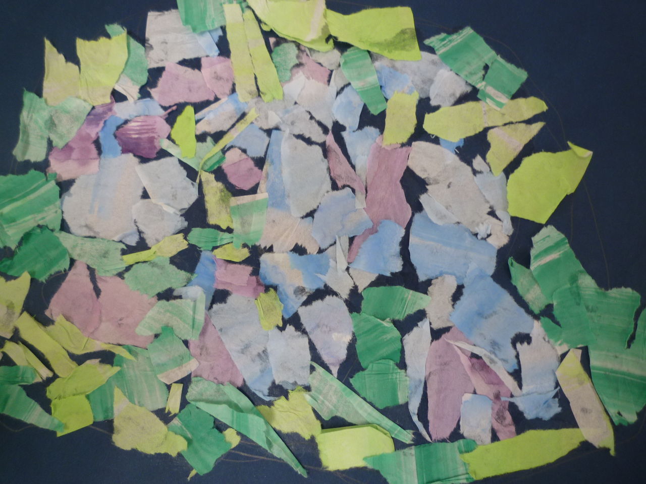 教材開発 あじさいのちぎり絵 ｓｏｒａｂｌｕｅを駆る