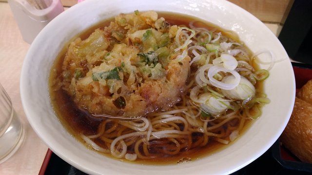 天花そば 築地 立ち食いそば巡り 107軒目 立ち食いそば だかさんの外食万歳 Pontaboxz