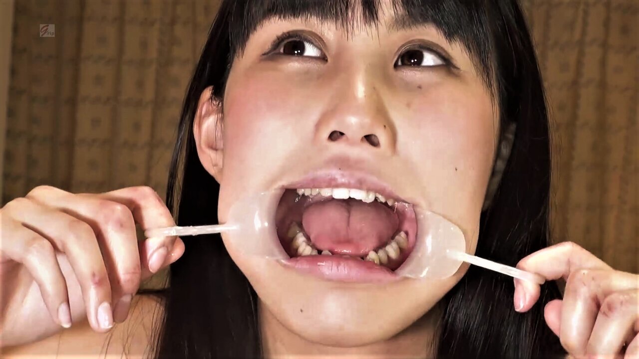 舌フェチ】若い女の子のベロと口腔内を開口器を付けてじっくり観察♡ : よだれ・唾フェチ無料動画 - 垂涎もの