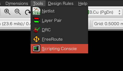 console