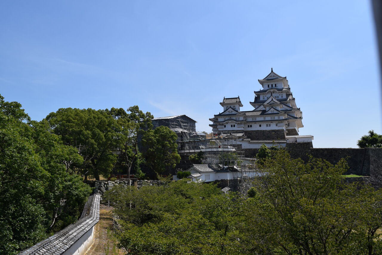 旅いちご ご近所 ぶらり旅 世界遺産 姫路城 西の丸から天守閣への道