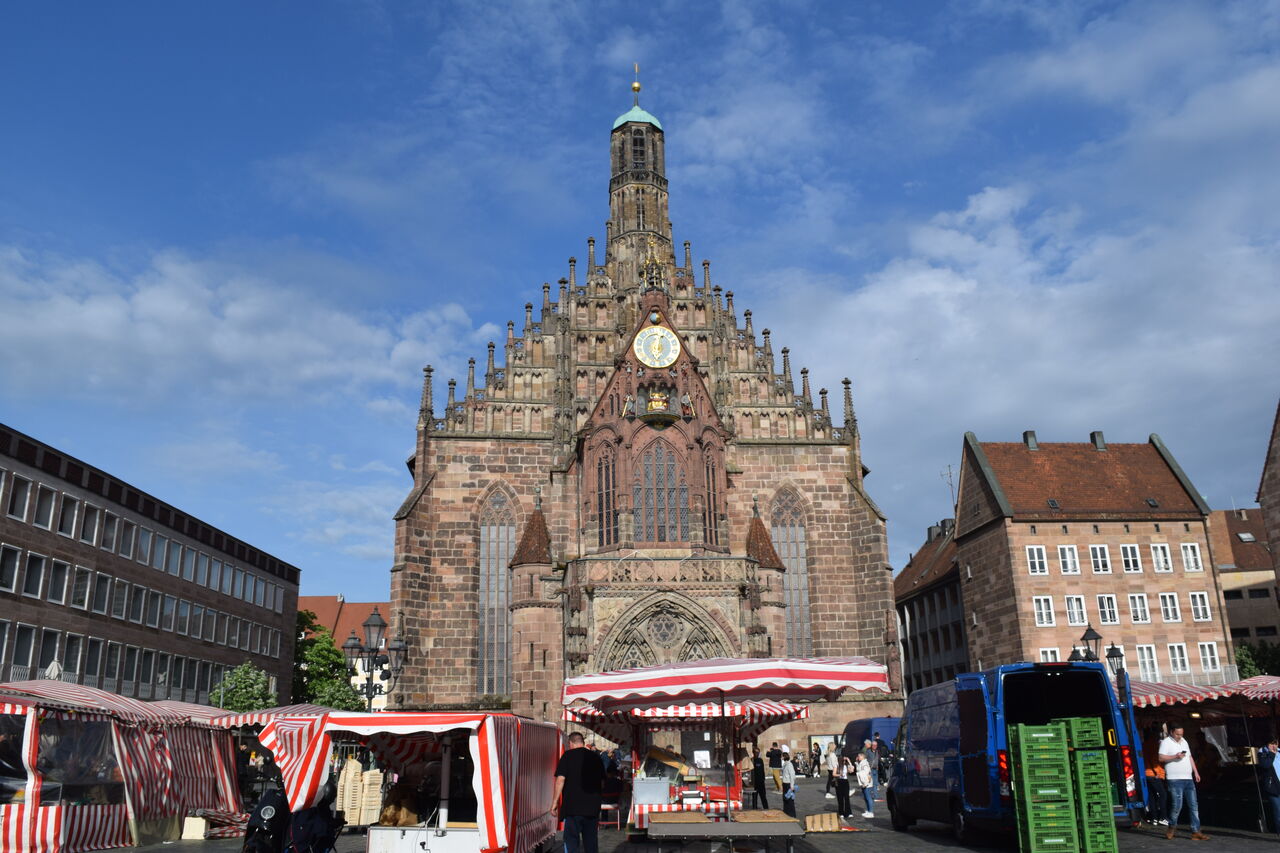 春旅☆ドイツ バイエルン州の小さな街を巡る旅 ニュルンベルクの