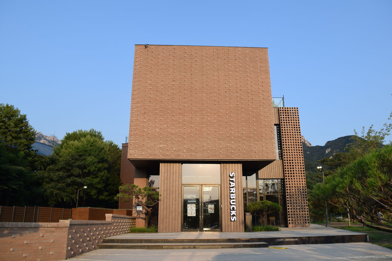 弾丸☆ソウル 食とスタバの旅 スターバックスコーヒー・ザ・北漢山店 