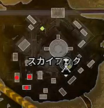 Apex 仲間の近くに降りる