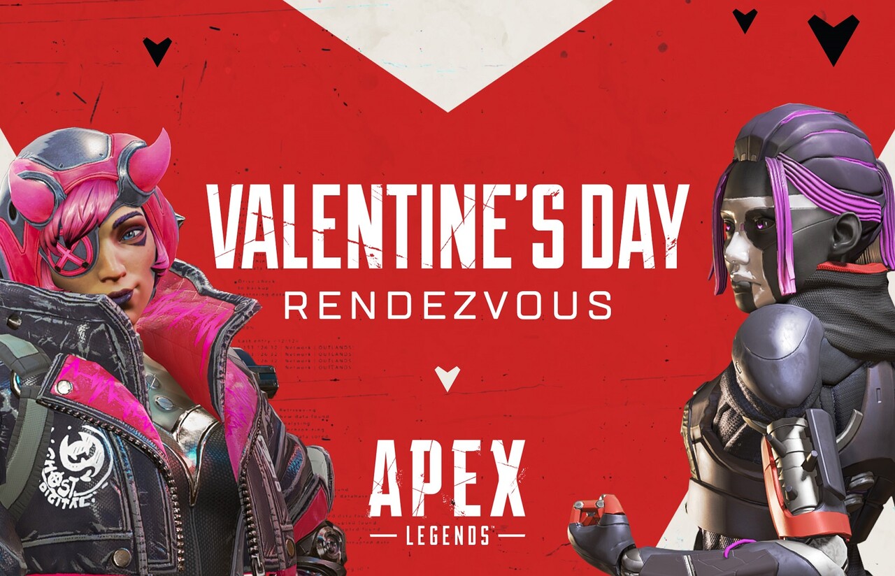 バレンタインイベント開催 デュオモード 限定バッジ チャーム等 Apex Legends 六乃 六のゲーム道