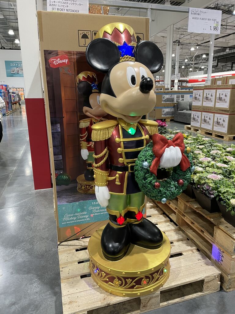 ディズニー ミッキーマウス ナッツクラッカー 高さ約152センチ 新品