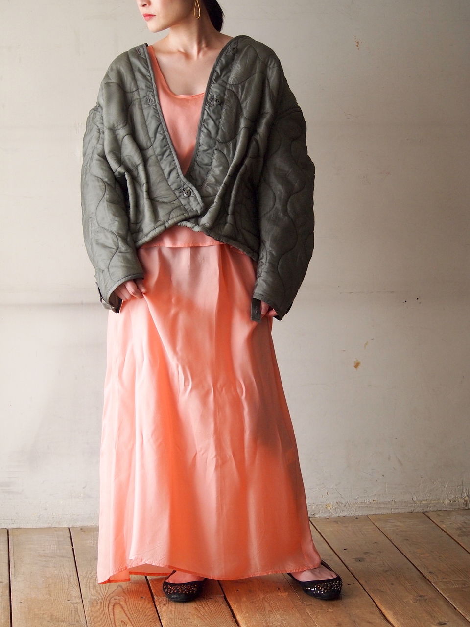 rehersailリバースオールバックレースアップライナージャケット