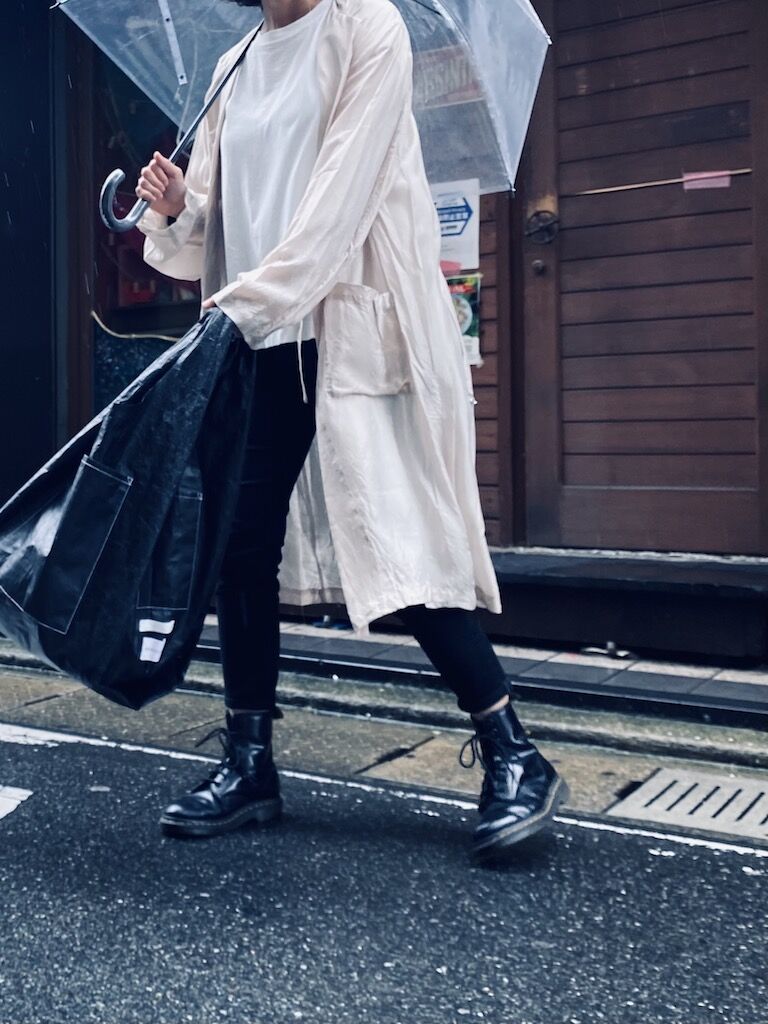 hippiness】雨の日のキュプラコート② : hippinessの服と人々。