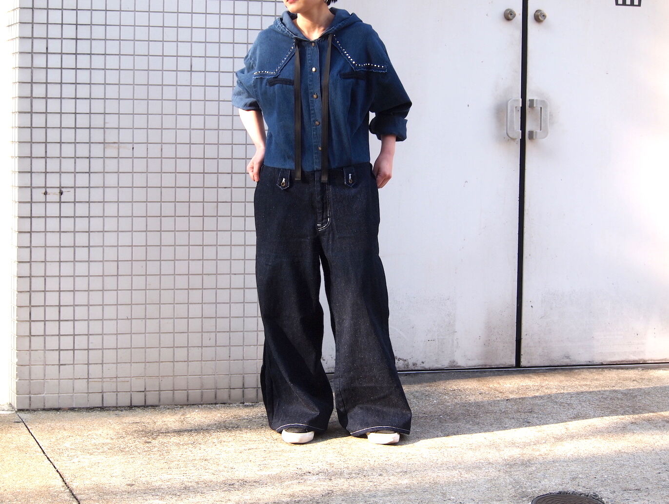 定番-ヤフオク! - Subciety サブシ•ティ デニムジャ•ンプスーツ つな
