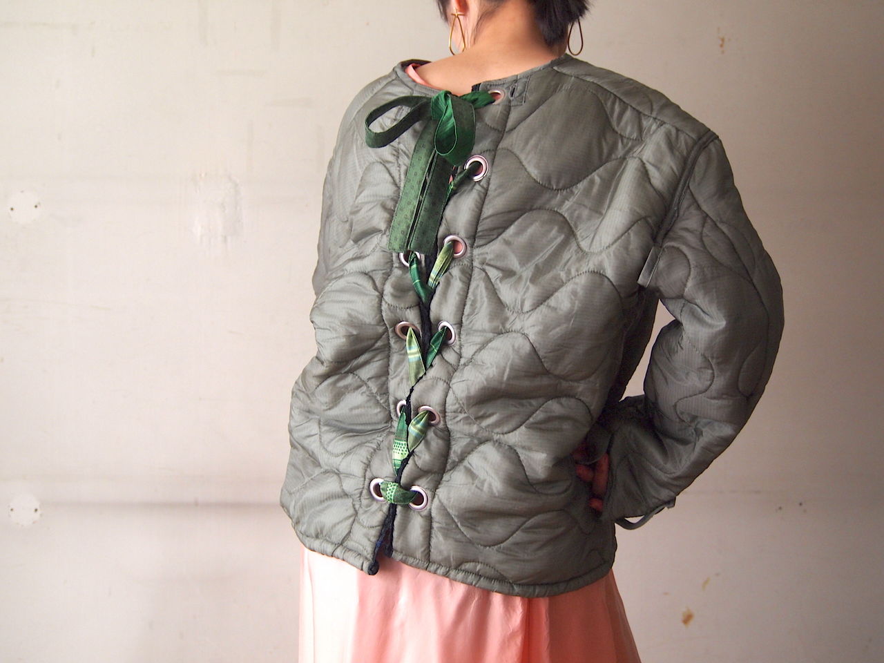 rehersailリバースオール バックレースアップライナージャケット