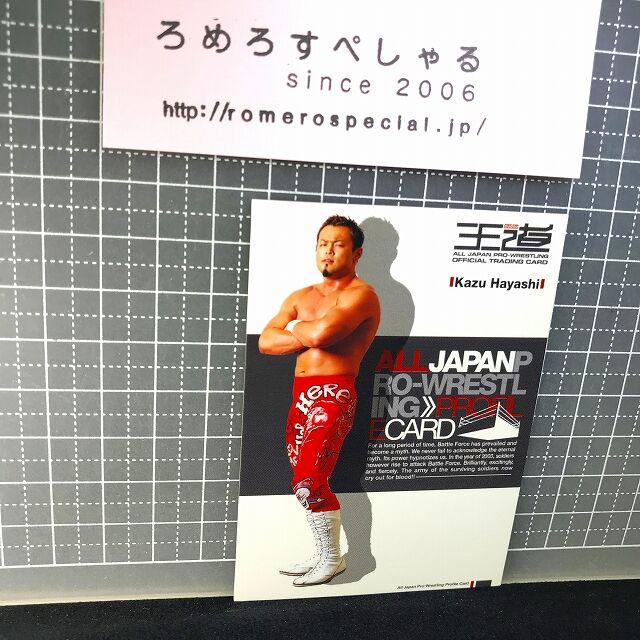 全日本プロレス王道03年 87カズハヤシ Kazu Hayashi ネクストnextプロレスカード Wcw Wwe Wwf ろめろすぺしゃるsince06 新入荷情報
