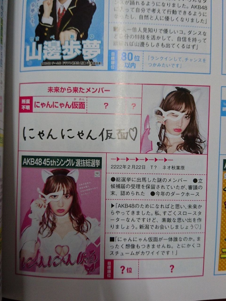 総選挙ポスターでも にゃんにゃん仮面 がクソ滑ってる件 Romれ ペンギン Akb48まとめ 総選挙ポスターでも にゃんにゃん仮面 がクソ滑ってる件 Romれ ペンギン Akb48まとめ