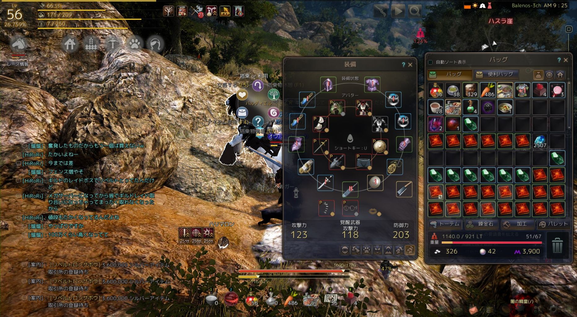 拠点投資10スクロつきハスラ狩りの成果 飼い慣らされたqbの駄馬にっき 黒い砂漠