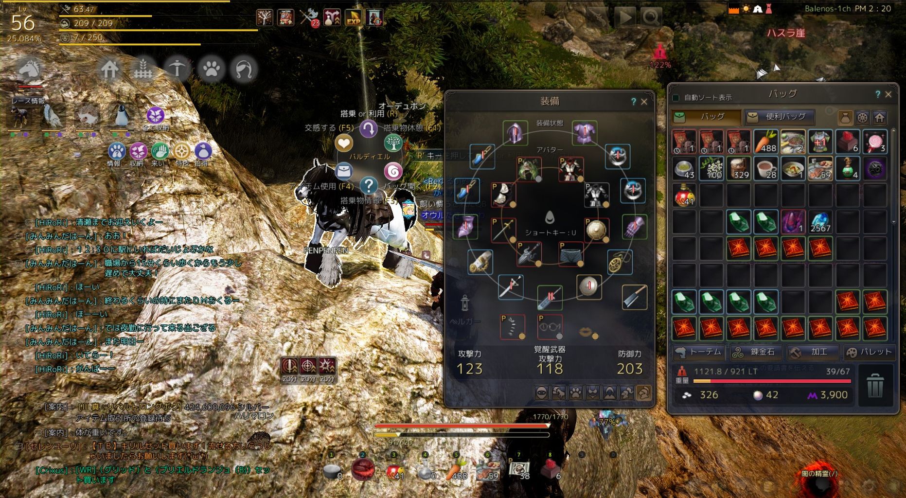 拠点投資10スクロつきハスラ狩りの成果 飼い慣らされたqbの駄馬にっき 黒い砂漠