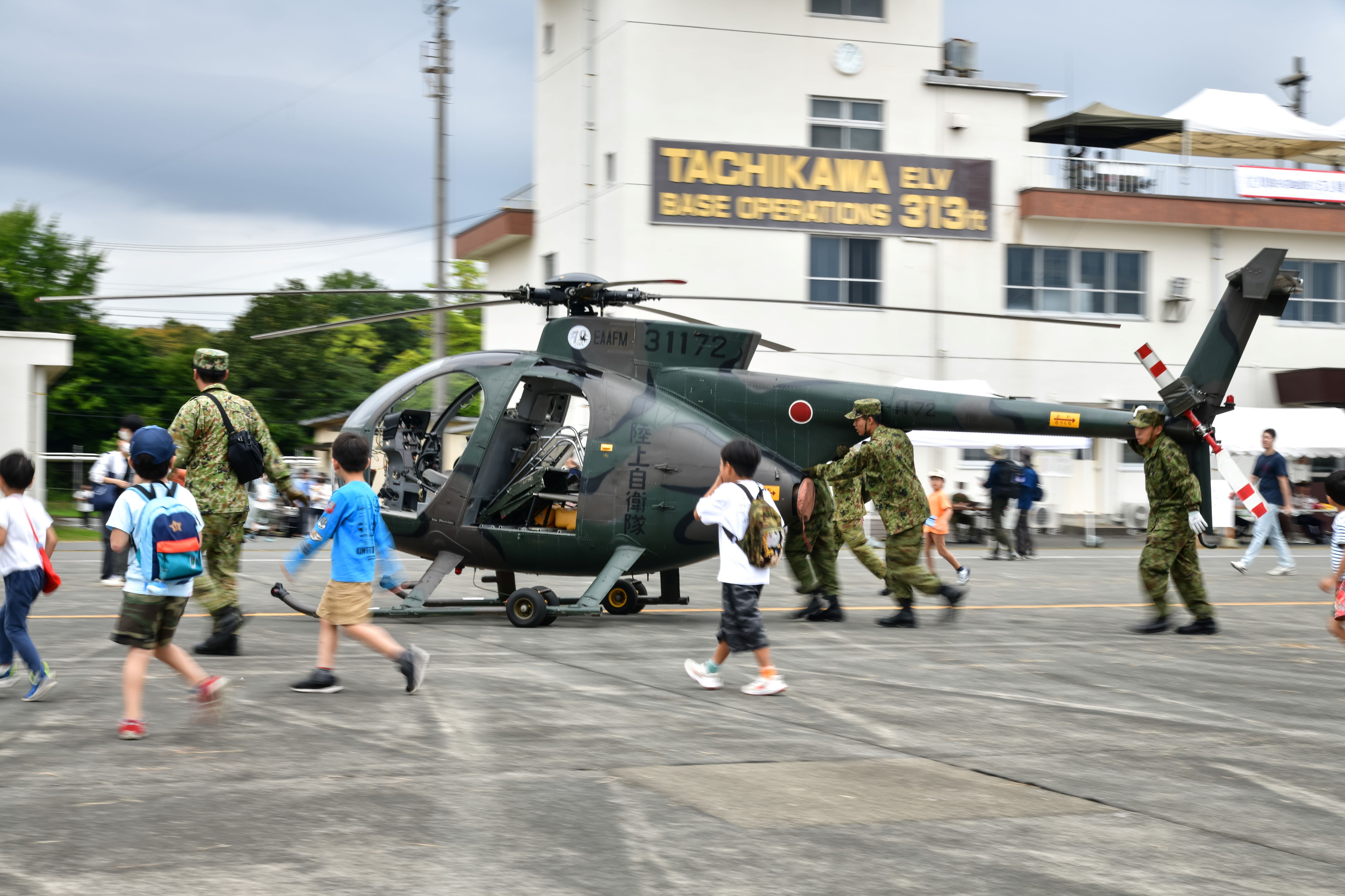 立川駐屯地防災航空祭2024 帰投 : Library of Skies （外来機