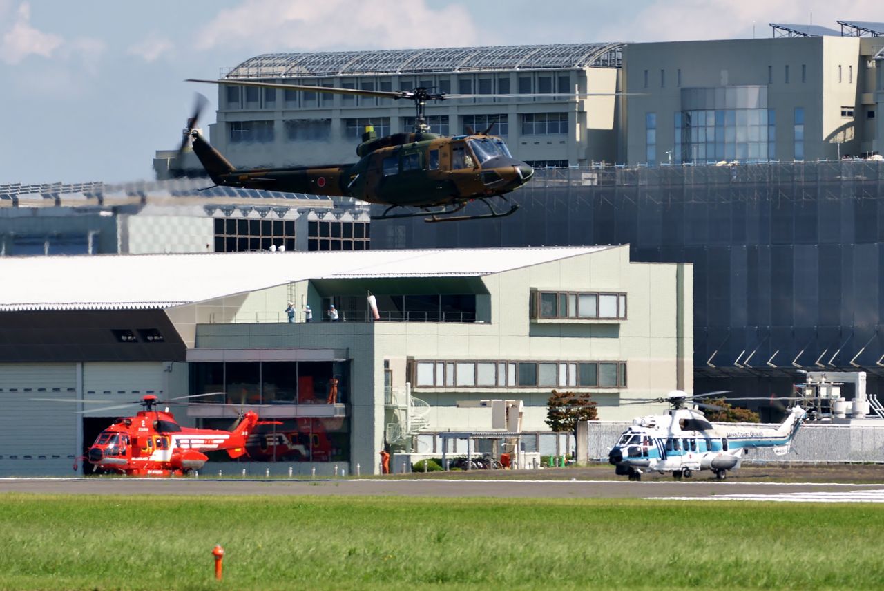 立川駐屯地 防災航空祭15 飛行展示 外来機待機室 談話室