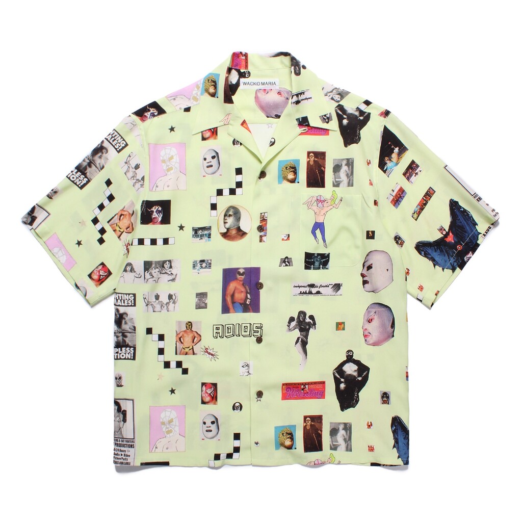 wacko tee tシャツ レオパード アロハ　washed Ellen wacko 50s shirt アロハ レオパ Ellen tシャツ 25ss（HAWAIIAN