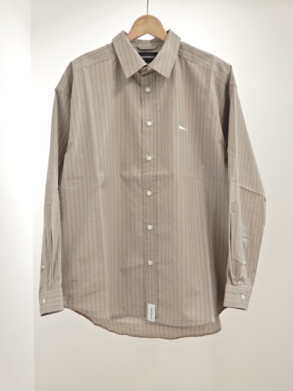 DESCENDANT コットンシャツ221BRDS-SHM09