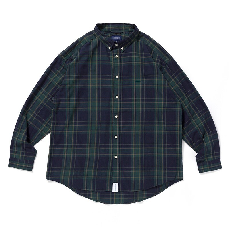 ディセンダント HYANNIS B.D LS SHIRT マドラスチェック