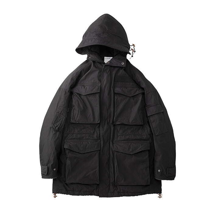 VISVIM KRUPA FIELD DOWN JKT 絞まる (NY/C) black VISVIM KRUPA FIELD DOWN JKT 絞まる (NY/C) black