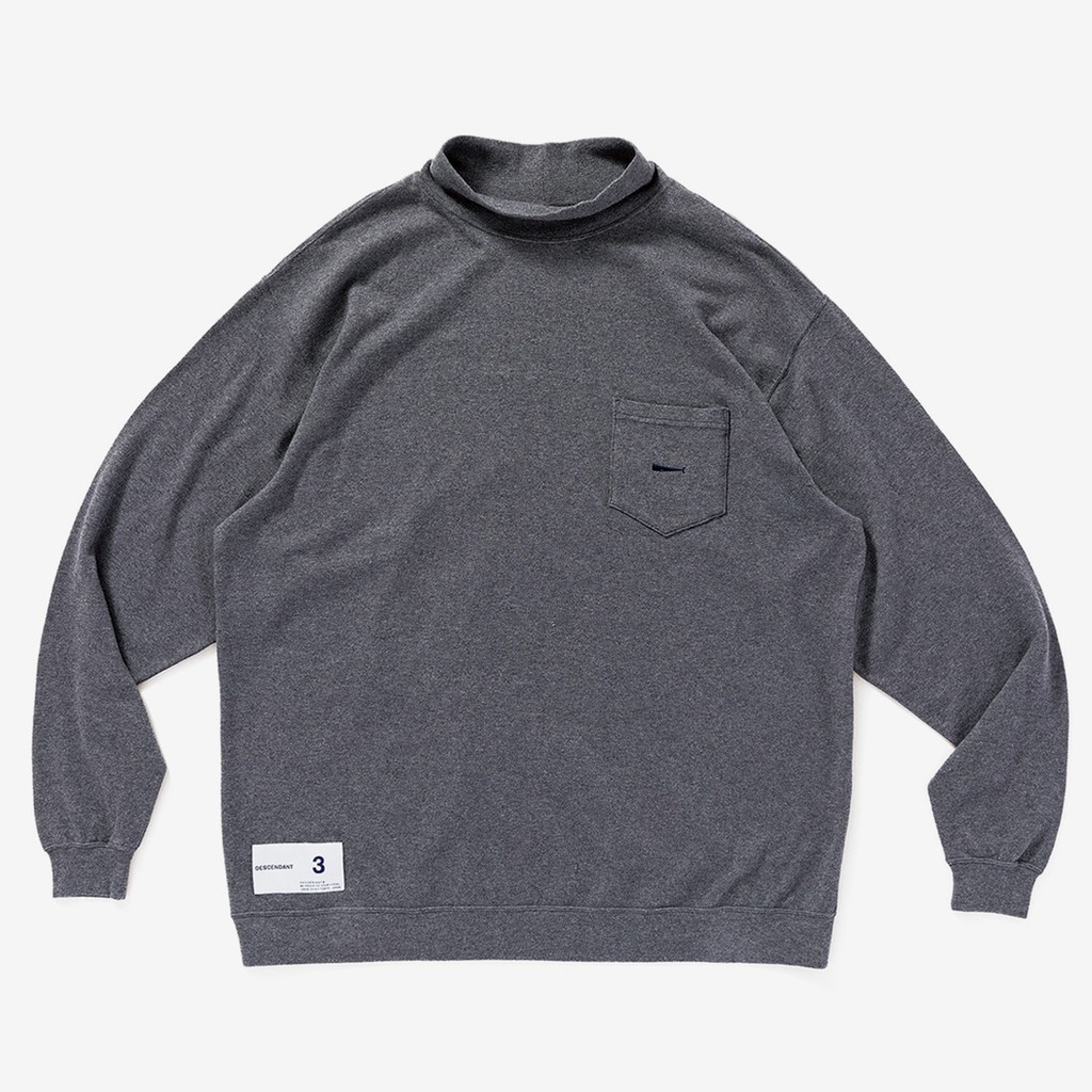 ディセンダント TURTOISE MOCK NECK LS ロンT モックネック DESCENDANT TURTOISE MOCK NECK LS ディセンダント TURTOISE MOCK NECK