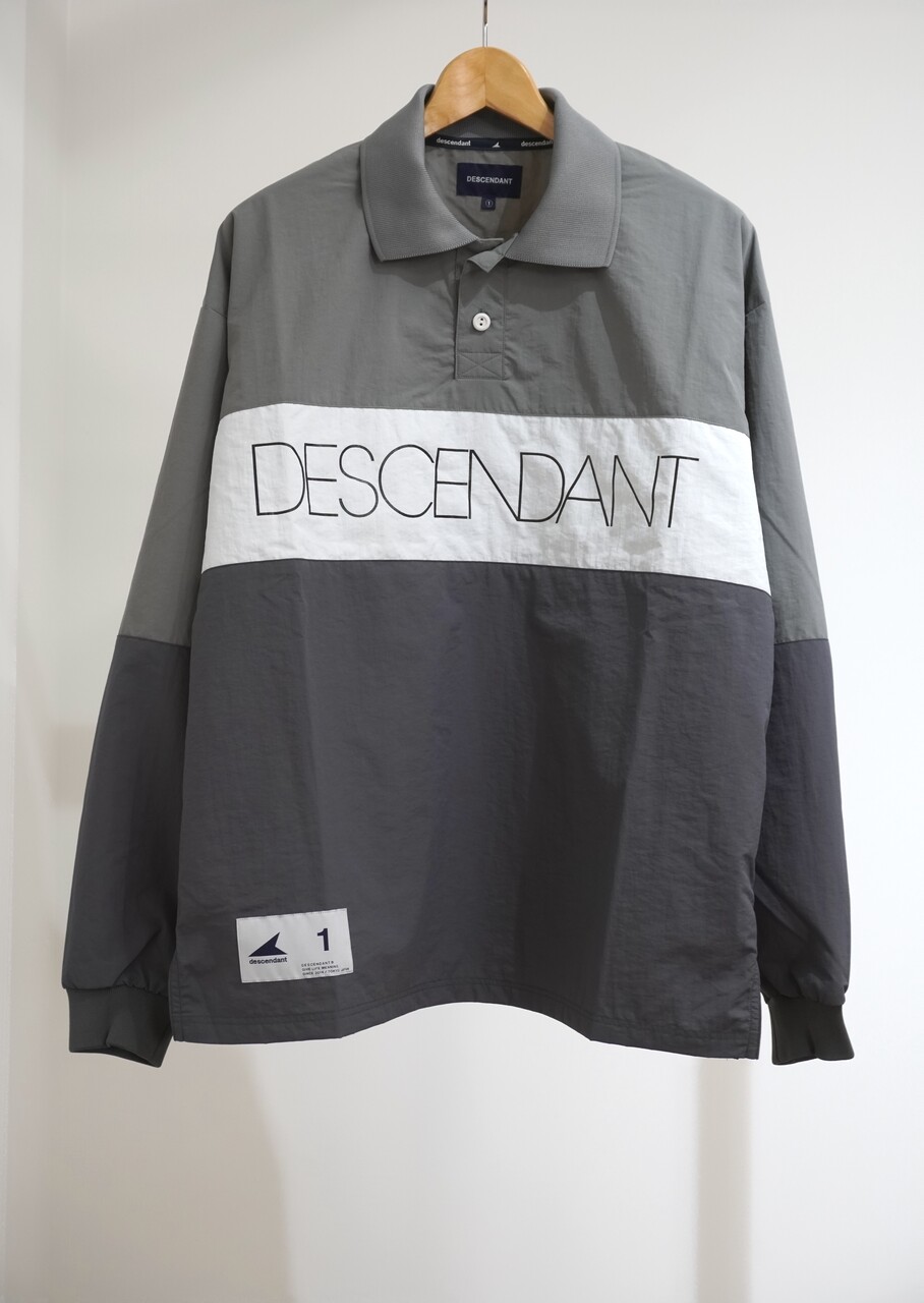 メンズ DESCENDANT PUBA NYLON L/S SHIRT ナイロンタフタ