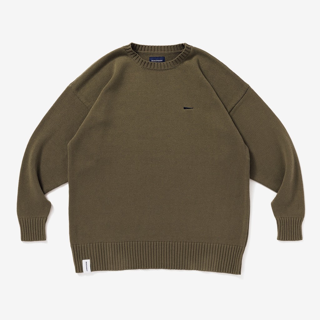 トップス DESCENDANT JEU COTTON KNIT ニット セーター コットン