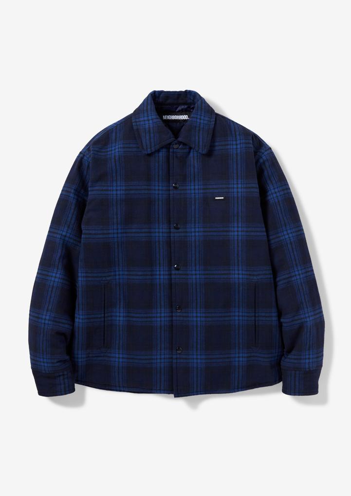 NEIGHBORHOOD 20AW PLAID／C-JKT NAVY S NEIGHBORHOOD（ネイバーフッド