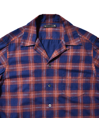 Lame Check Denim Open SH3