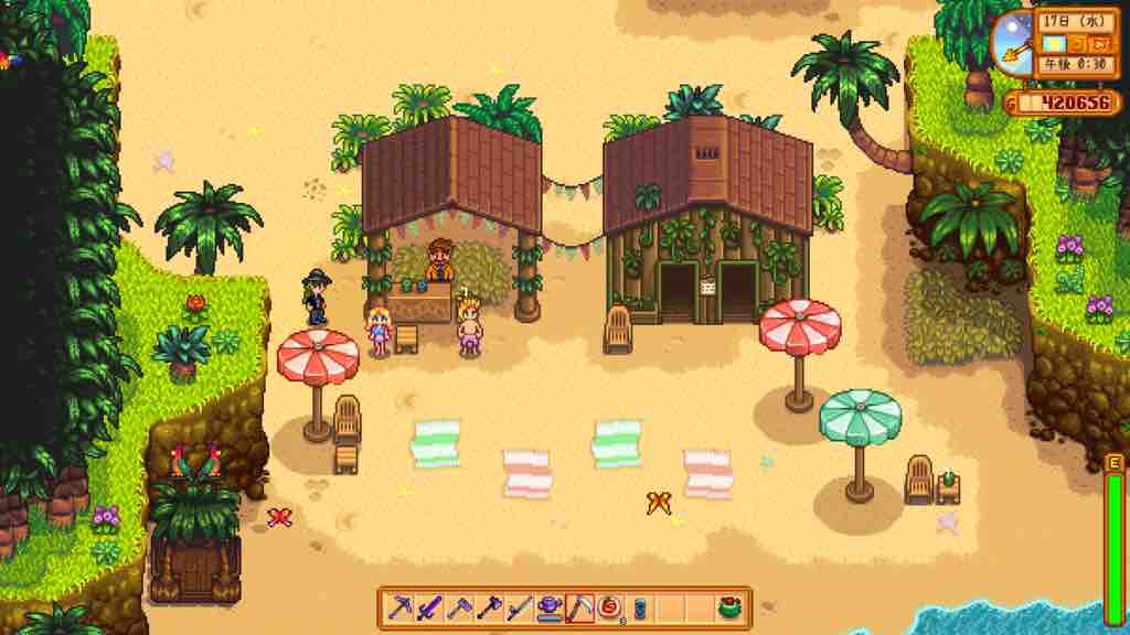 スターデューバレー2回目3年目秋ガスがいたコーヒー指輪出た のそのそ