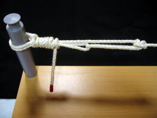 ロープをぴんと張る よろい結びの活用 ロープワークと釣り糸の結び方百科