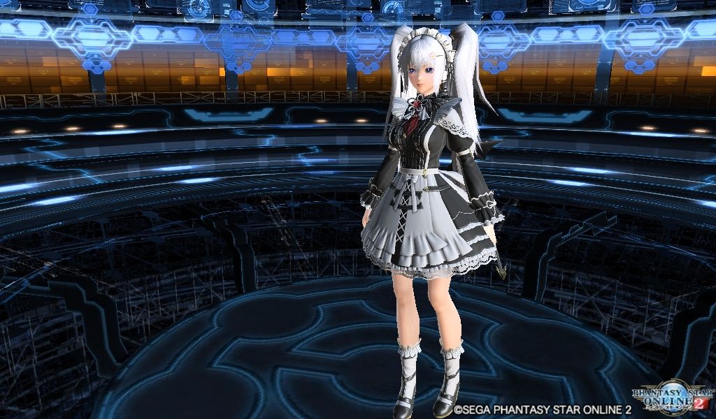 小悪魔風メイドドレス Pso2コーデ 小悪魔風メイドドレス Pso2コーデ