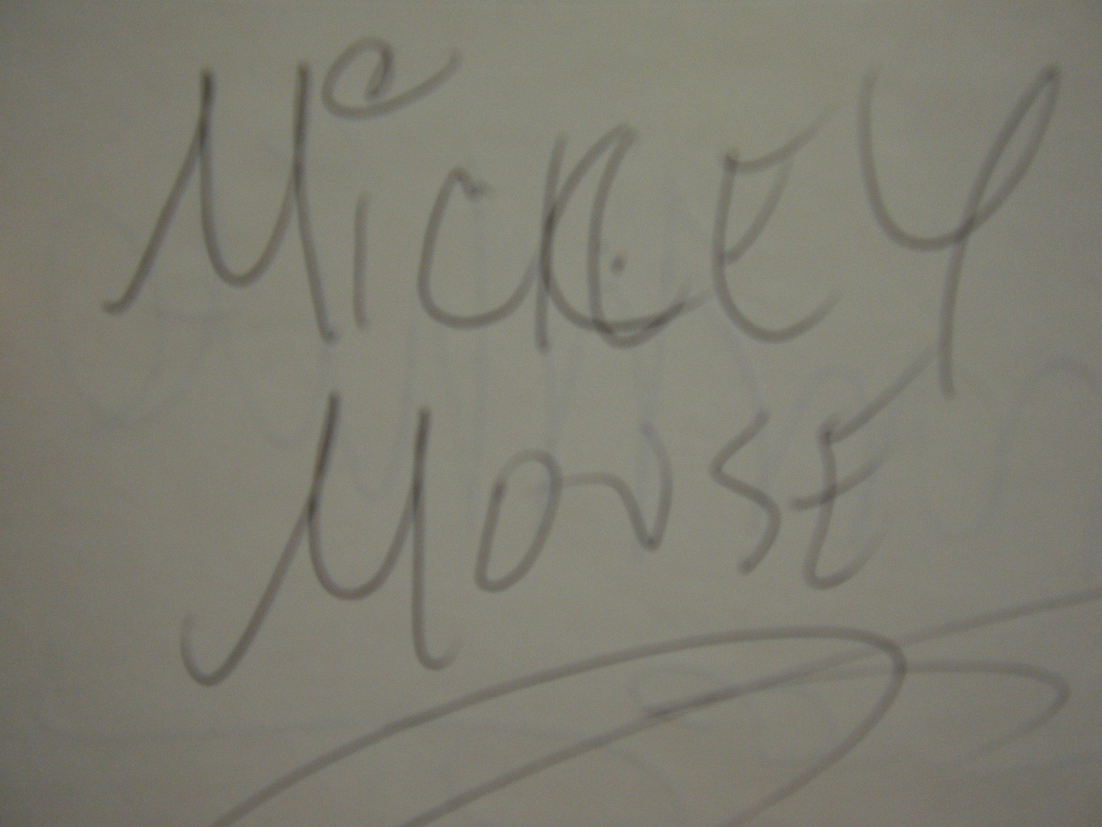 キャラクターサイン Sweet Life Disney