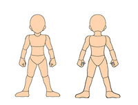 男線画