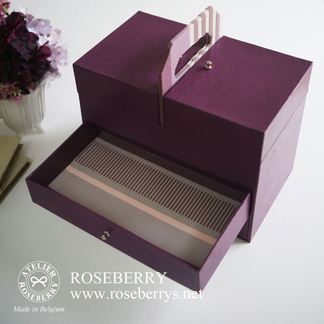 裁縫箱　すずらん　ミュゲ　ヴィクトリアン　カルトナージュ　ハンドメイド 裁縫箱 すずらん ミュゲ ヴィクトリアン カルトナージュ