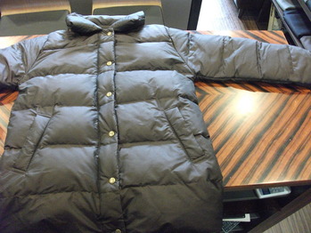 ダウンジャケット 『身幅~AH~袖巾つめ、肩幅つめ』