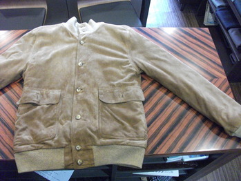 スエードブルゾン 『身幅~AH~袖巾つめ、肩幅つめ』