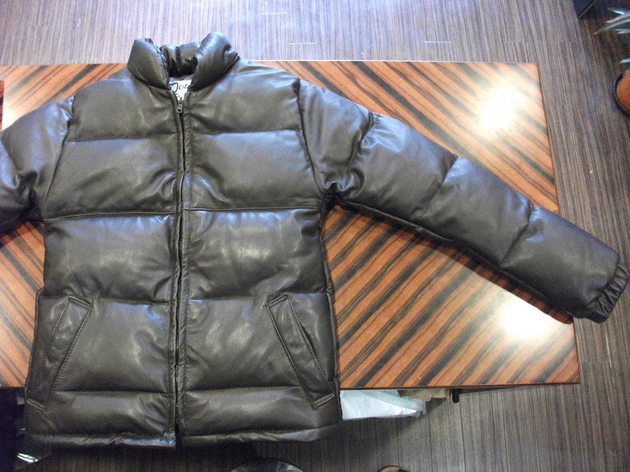 船橋 ロゼオファクトリー 店長のリメイク日記 レザーダウンジャケット