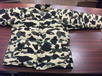 ダウンジャケット　『身幅～AH～袖幅つめ』