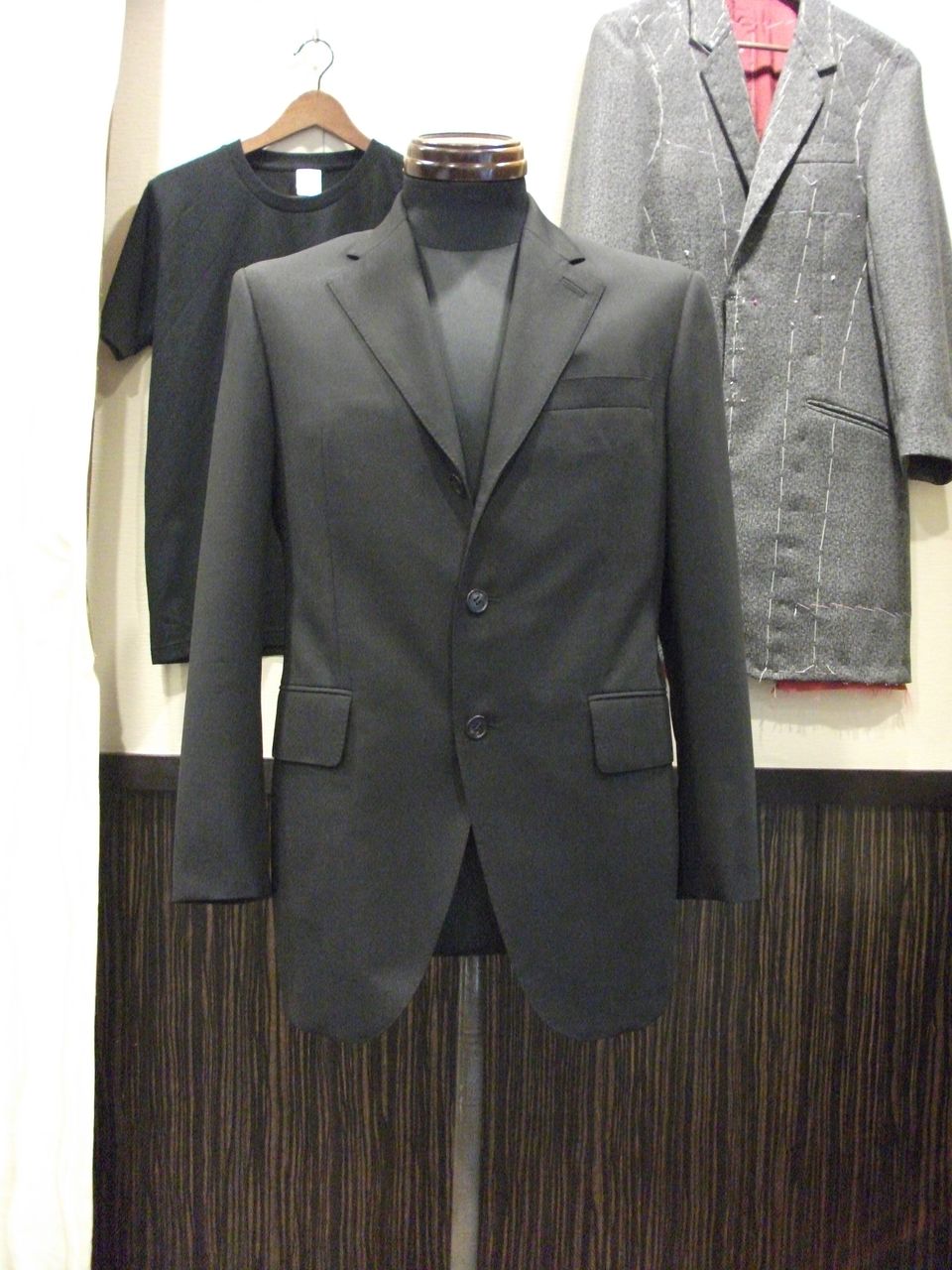 船橋 ロゼオファクトリー 店長のリメイク日記 段返り三つボタン